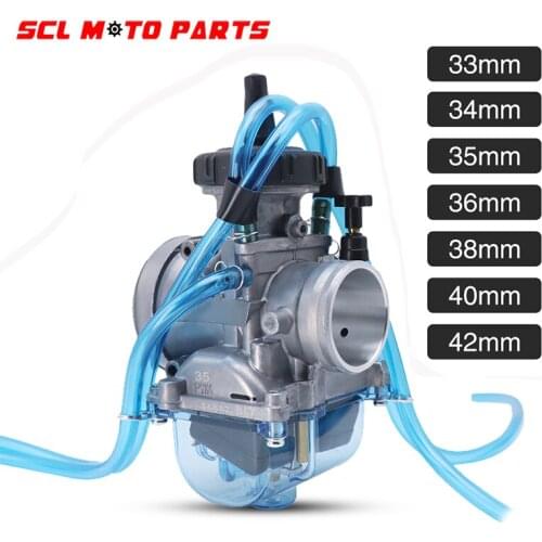 ALconstar-KEIHIN PWK Carburetor 33 34 35 36 38 40 42mm Blue Motorcycle Carburetor For KTM ATV Quad scooter Dirt bike