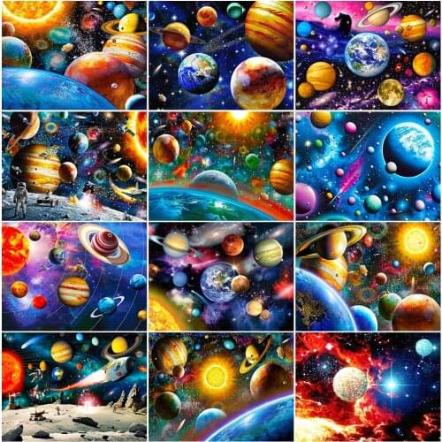 XUEQIXIAOZU Full Square/Round Universe View 5D DIY Diamond Painting Embroidery Mosaic Kit Home Decor Hight Quality Products