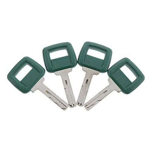 4PCS Ignition Keys 11039228 for Volvo Loader Haul Truck Heavy Equipment Laser Cut 11039228