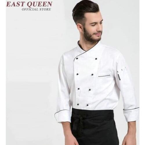 Chef jacket uniform cook clothes uniform food service restaurant uniform restaurant chef clothing kitchen clothes NN0177