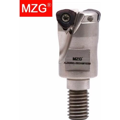 MZG AJX 06 08R Milling Modular JOMW Carbide Insert Screw In Fast Feeding Tool CNC Lathe Machining Alloy End Mill Cutter