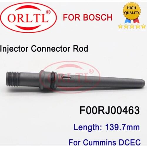 ORLTL 139.7mm F00RJ00463 Return Oil Backflow Connector F00R J00 463 High Pressure Connecting Pipe for Bosh Fuel Injector DCEC