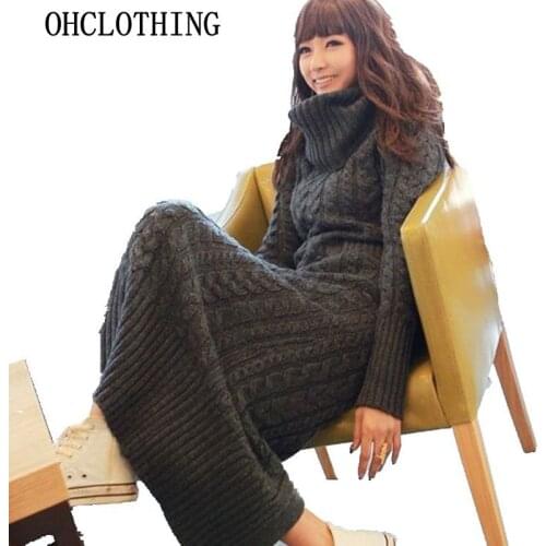 Модные вязаные платья OHCLOTHING China At AliExpress