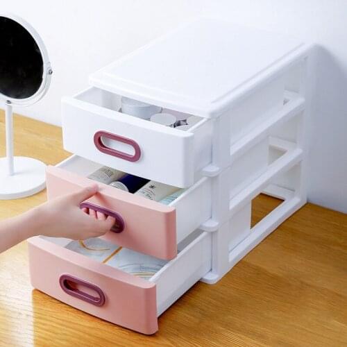 Home Office Storage Drawer Storage Box Stationery Organizer Desktop Accessories Makeup Organizers Mlti-Layer Plastic Container