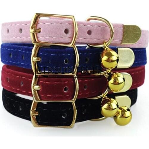 100pcs Cat Collar for Small Dogs Puppies Flocking Cat Collar Pet Supplies Product Adjustable for Kitten Pet Cats Collars