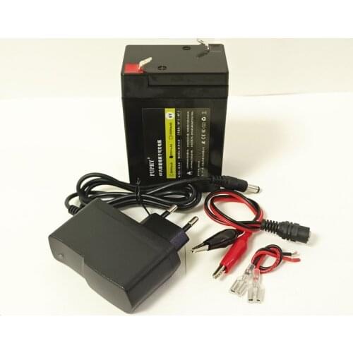 PYPHY® 6V 10AH 8AH Li-ion Lithium ion Rechargeable Battery kids cars /Toys/electronic scales Power Bank free charger