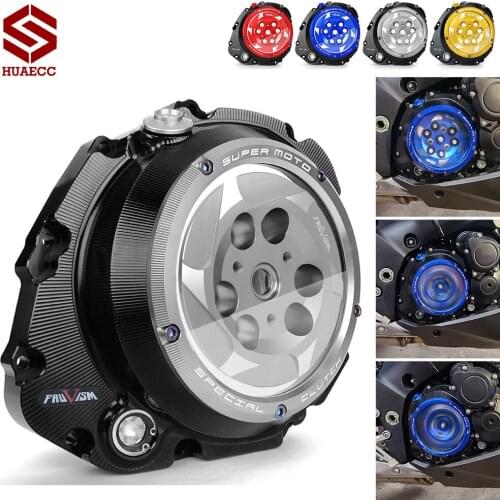 Motorcycle Engine Clear Clutch Cover Protector Guard for Suzuki GSXS1000 GSXS1000F GSXS 1000 1000F 2018-2021
