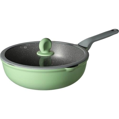 Swiss imported non-stick maifanitum non-stick pan frying pan light smoke less oil healthier composite pan bottom non-pick stove