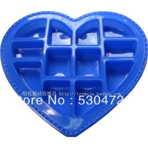 Love portfolio silicone cake mold baking tools hole 7*5.5*2CM kitchen tools