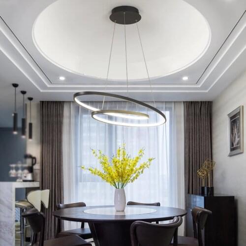New Modern led chandelier For Bedroom Living Room Dining Room Office Room Fixture Creative LED chandelier Input 110V 220V