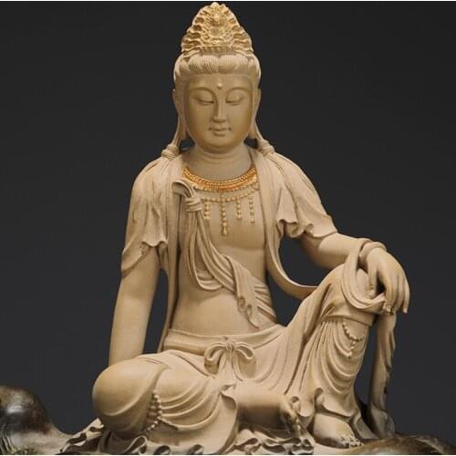 Pills by cloud stone avalokitesvara statues in the sitting room to worship avalokitesvara furnishing articles at home