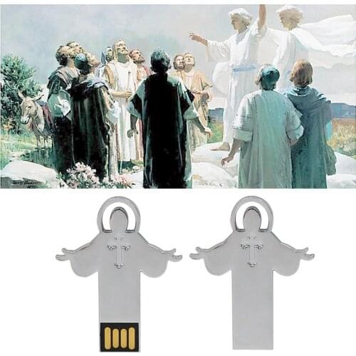 Usb Memory Stick 256GB Jesus Usb Flash Drive 32gb 64gb Pendrive 128gb 16gb Cross Usb Stick Metal Waterproof Pen Drive U Disk