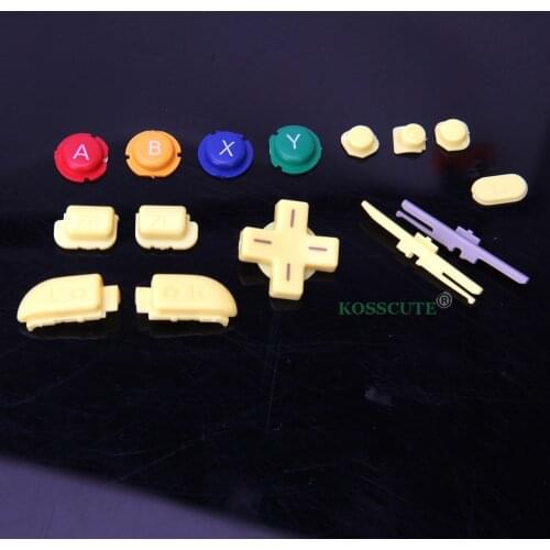 Replacement For New 3DSXL 3DSLL Complete D Pad A B X Y L R ZL ZR Home ON OF Power Buttons For New 3DS XL LL