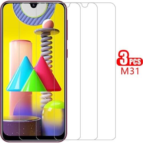 Protective tempered glass for samsung m31 screen protector on galaxy m 31 31m 6.4 film samsun samsumg sansung galaxi samsungm31