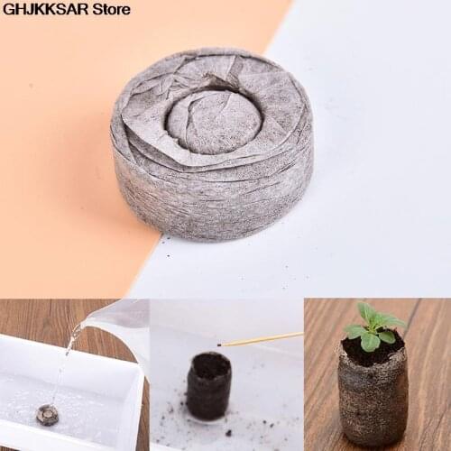 1PC 30mm Professional Jiffy Peat Pellets Seedling Soil Block In Blocks Seed Starting Plugs Pallet