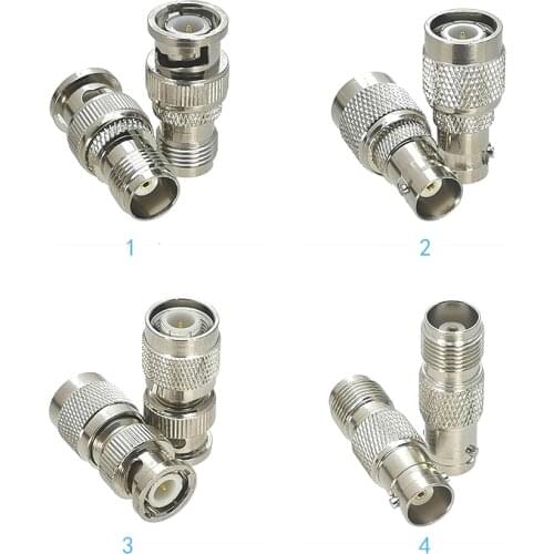 1pcs Adapter BNC to TNC Male plug & Female jack RF Coaxial Connector straight