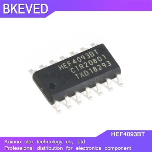 10PCS HEF4093BT CD4093BM SOP HCF4093 SOP-14 HEF4093 4093 SOP14 logic device chip