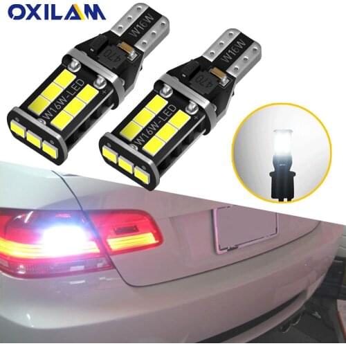 2Pcs LED T15 Canbus Bulbs 921 912 W16W Car Backup Reverse Lamps for BMW E46 E39 E90 E60 E36 F30 F10 E30 E34 X5 E53 M M3 M4 Z4