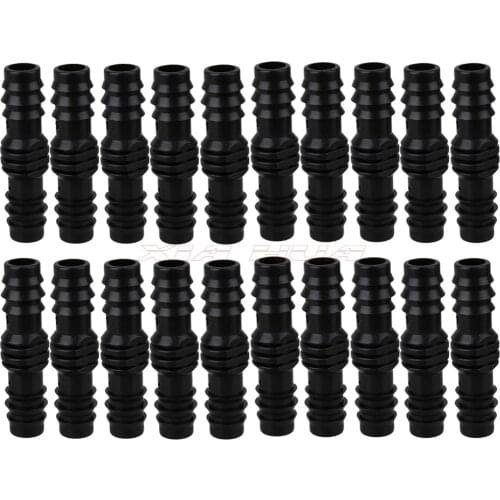 20PCS 16MM external thread straight through connection tube Drip Irrigation Fitting pipe greenhouse micro nozzle member