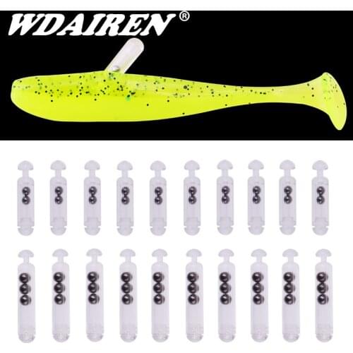 20pcs/Lot New Jig Fishing Soft Lure Accessories Plastic Rattles Insert Tube Rattles Shake Attract Fly Tie Tying Fishing Tackle
