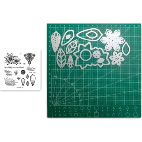 2021 Metal Cutting Dies And Stamps Stencil For DIY Scrapbooking Decorative Embossing Paper Card Dies Cutting Template PETALS