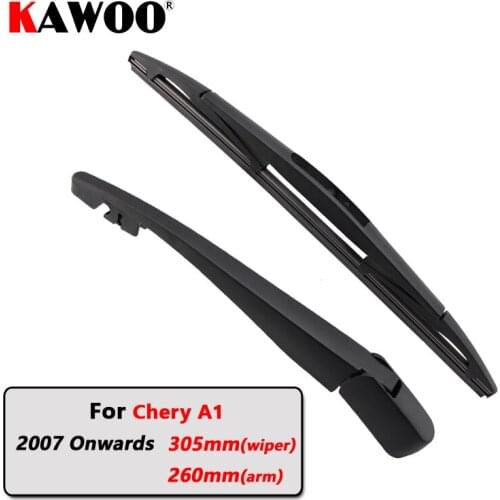 KAWOO Car Rear Wiper Blades Back Window Wipers Arm For Chery A1 Hatchback (2007 Onwards) 305mm Auto Windscreen Blade Accessories