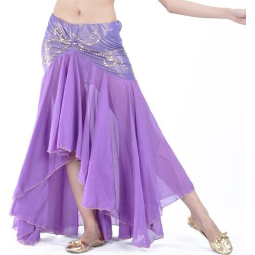 Women Belly Dance Skirt Fishtail Skirt Skirts Swing Long Skirt Practice Performance Belly Dancing Costume