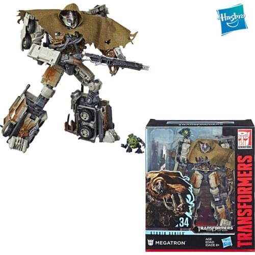 Anime Hasbro Transformers Studio Series SS34 Megatron with Igor Anime Action Figures Model Toys for Children Birthday Gift PVC