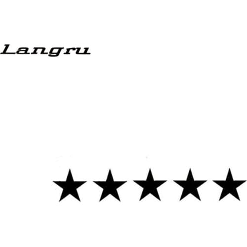 Langru Star Funny Fashion Car Sticker Vinyl Decal For Window Bumper Laptop Sticker Car Accessories Jdm
