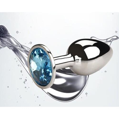 Anal Plug Sex Toys Stainless Steel Crystal Anal Plug Removable Butt Plug Stimulator For Couple Adults Anal toys Prostate Massage