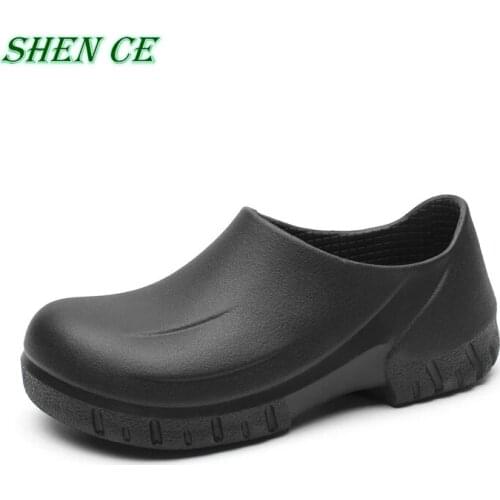 EVA High Quality Chef Shoes Non-slip Waterproof Oil-proof Resistant Work Shoes For Hotel The Kitchen Food Factory And Workshop