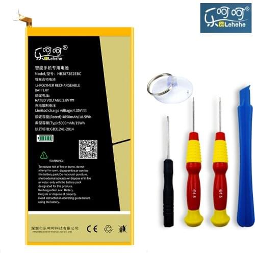 Original LEHEHE HB3873E2EBC HB3873E2EBW for Huawei Honor X1MediaPad X2 7D-503L 7D-501U 5000mAh Tablet Batteies with Tool Gift