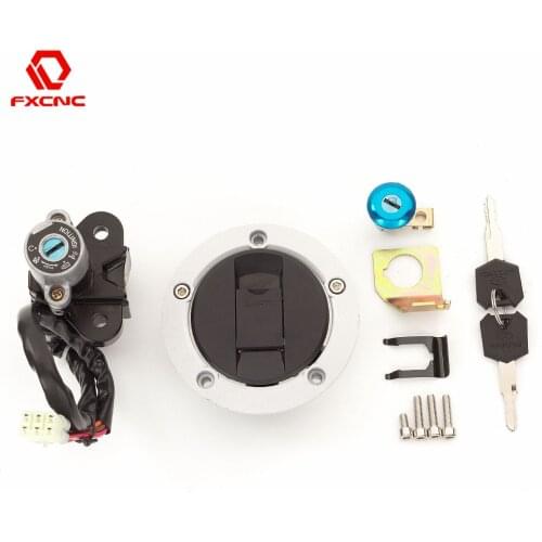 Motorcycle Ignition Switch Fuel Gas Cap Cover Seat Lock Key Set For Suzuki GSX1300R Hayabusa GSXR 1300 GSX 1300R 2008-2014
