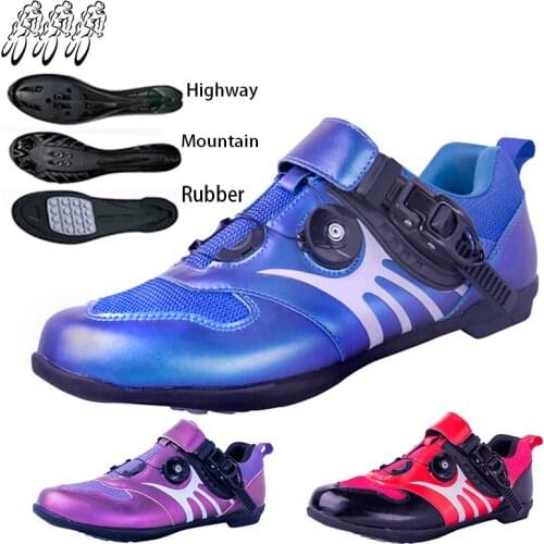 Professional Cycling Shoes Mens Self-Locking Road Sneakers Mountain Sapatilha Ciclismo Cycling Shoes Ladies Cycling Sneakers