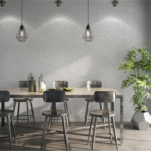 Beibehang Modern minimalist pure color gray wallpaper Nordic style living room bedroom shop clothing store high gray wallpaper