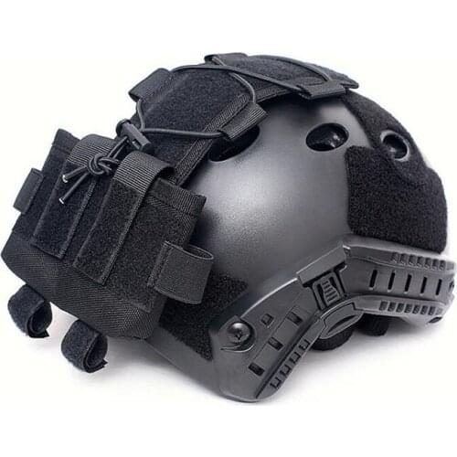 Tactical Helmet Battery Pouch Helmet Pack Helmet Balance Weight Bag Airsoft Hunting Outdoor Sports Accessories