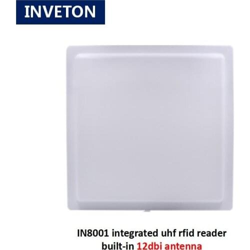 Long range integrated uhf passive rfid reader RS232/ Wiegand 26 access controller ISO18000-6c 12dbi antenna rfid reader Wiegand