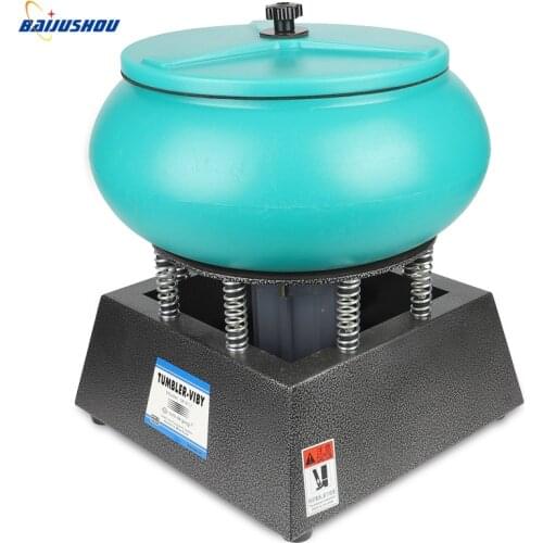 Top Quality 17" Super Large Vibratory Tumbler Wet Dry Polisher Polishing Machine