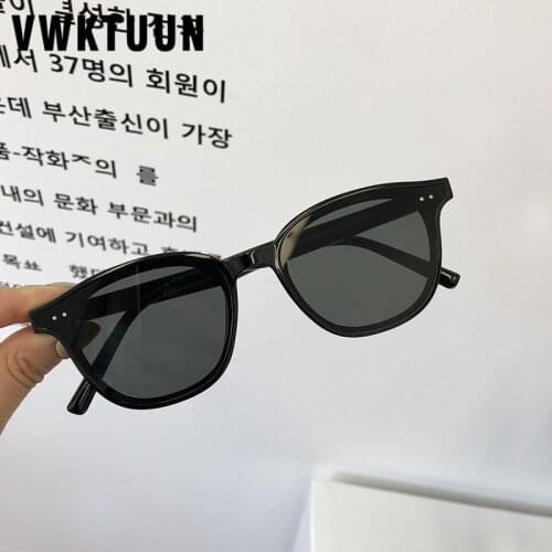 VWKTUUN Orange Sunglasses Women Round Glasses Womens Driving Driver Shades UV400 Rivert Sun Glasses For Women New Eyewear Óculos