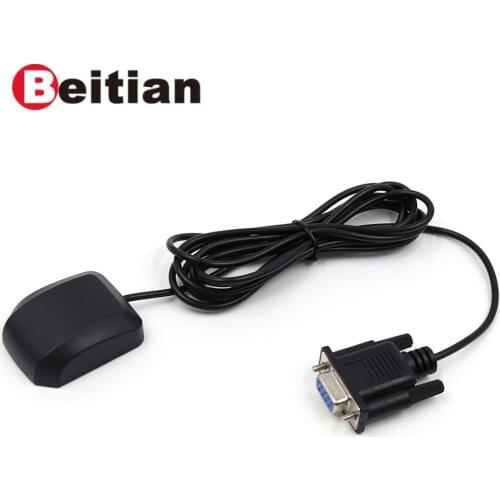 BEITIAN RS232 DB9 female connector RS-232 GLONASS GPS receiver,waterproof,5.0V,9600bps,BN-81D