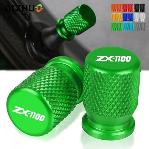 ZX-11 Motorcycle CNC Vehicle Wheel Tire Valve Air Port Stem Cap Cover Plug FOR KAWASAKI ZX1100 ZX11 ZX 1100 1990-2001 2000 1999