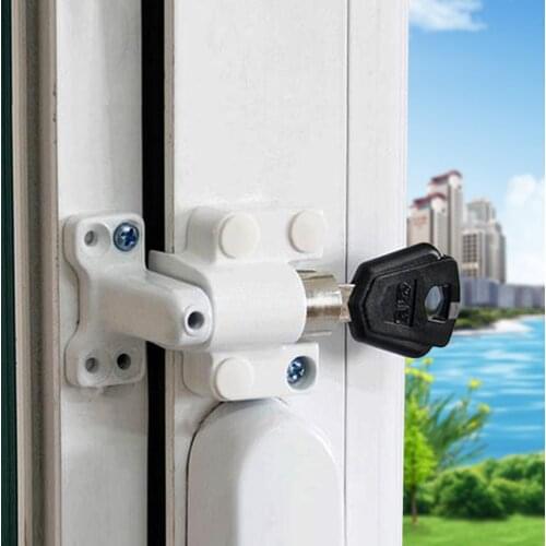 1set Sliding Window Security Lock Child Lock Anti-theft Security Lock Door Window Lock