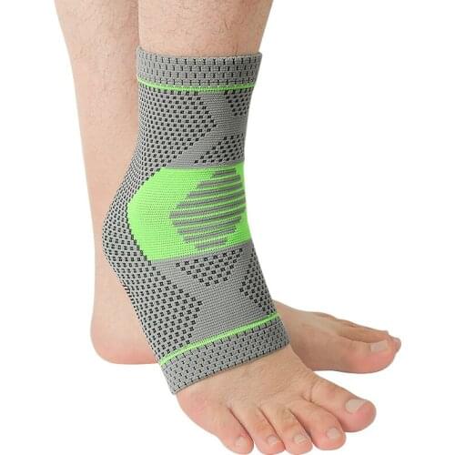 1Pc Sports Ankle Support Knitting Running Sleeve Anti Sprain Elastic Joint Pain Foot Sports Sock Calf Protector Shin Guards 2021