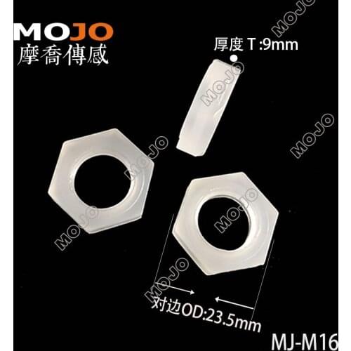 2020 Free shipping MJ-M16(100 pieces) PE Nut 14mm