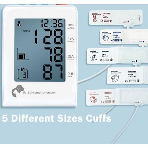 2021 Digital Veterinary Blood Pressure Monitor Digital Arm Automatic Blood Testing Equipment for Pets