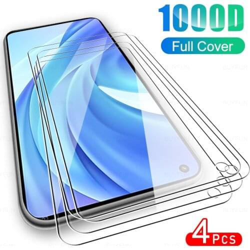 4Pcs Full Cover Protective Glass For Xiaomi Mi 11 Lite Tempered Glass For Xiao Mi Xaomi Xiami Mi11 11Lite 6.55" Phone Protector