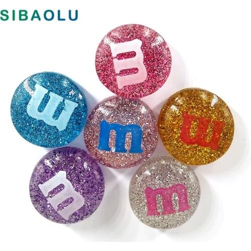 6pcs shinny chocolate Fridge magnet cartoon food whiteboard sticker Resin Refrigerator Magnets Home DIY Decoration Accessories