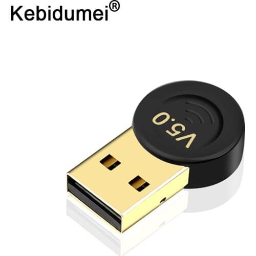 Kebidumei USB Bluetooth Adapter Dongle For PS4 Mouse Computer PC Aux Audio Bluetooth 5.0 Speaker Music Receiver Transmitter