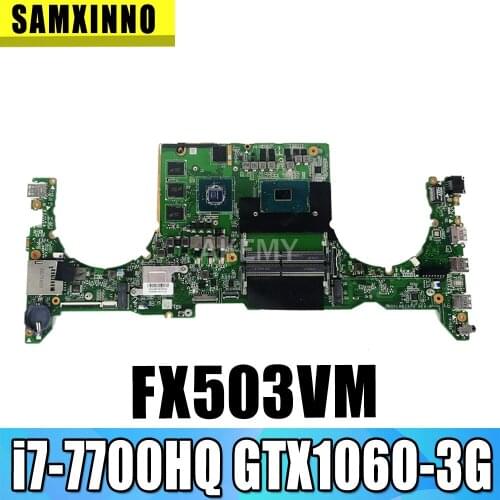 DA0BKLMBAB0 Laptop motherboard For Asus TUF Gaming FX503VM GL503VM FX503V GL503V Test original mainboard I7-7700HQ GTX1060-6G
