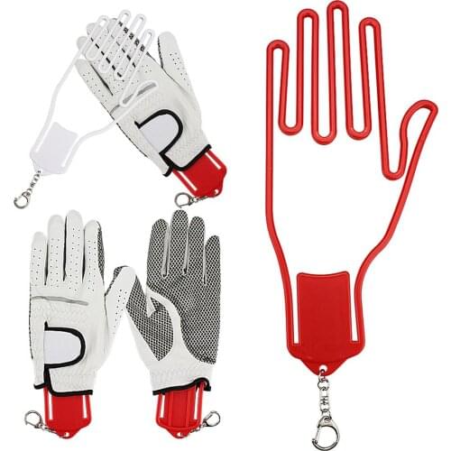 Hand Shaped Golf Glove Holder Rack Dryer Hanger Keeper Stretcher Accessories